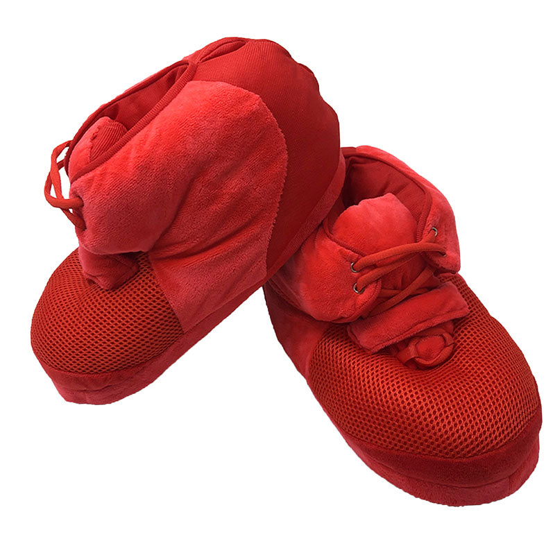 Ender's Hausschuhe im "Yeezy 2" Red October Look